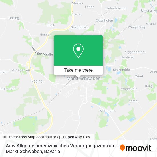 Amv Allgemeinmedizinisches Versorgungszentrum Markt Schwaben map