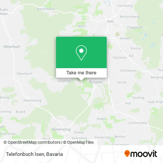 Карта Telefonbuch Isen