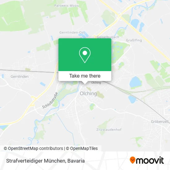 Strafverteidiger München map