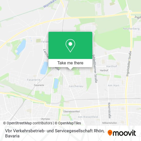 Карта Vbr Verkehrsbetrieb- und Servicegesellschaft Rhön
