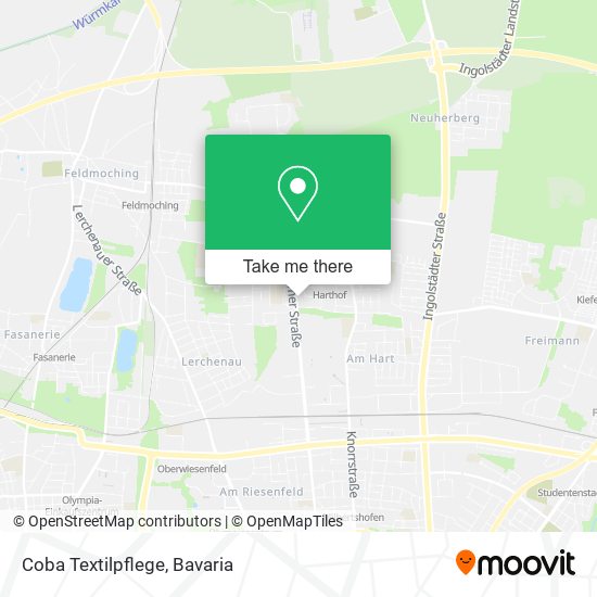 Карта Coba Textilpflege