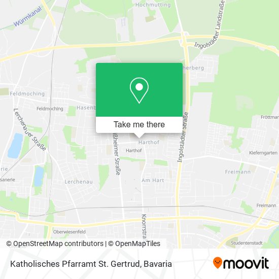 Katholisches Pfarramt St. Gertrud map