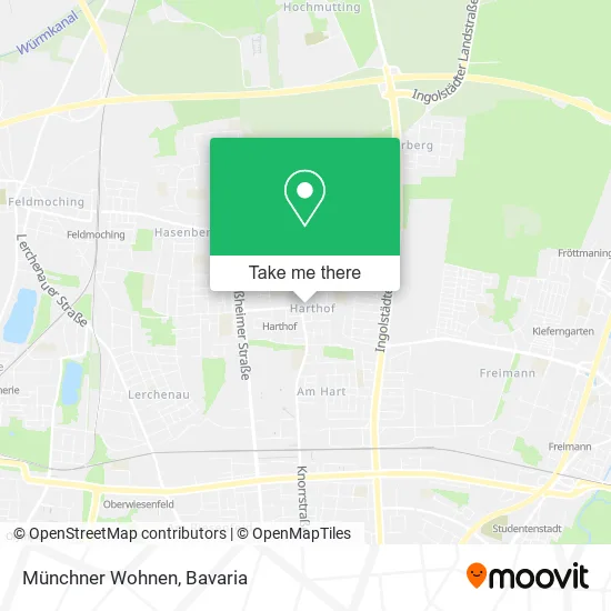 Карта Münchner Wohnen