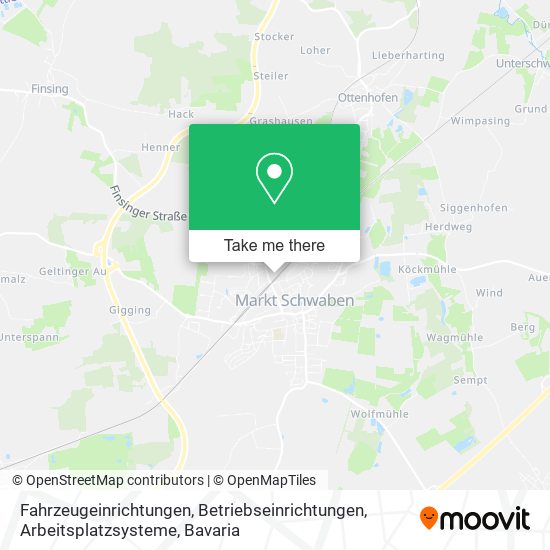 Fahrzeugeinrichtungen, Betriebseinrichtungen, Arbeitsplatzsysteme map