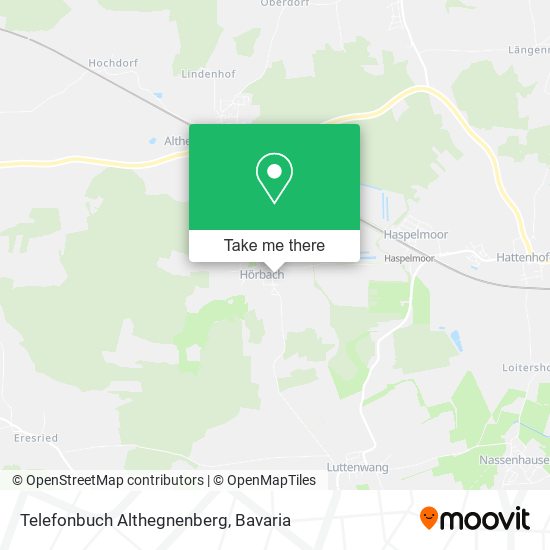 Telefonbuch Althegnenberg map