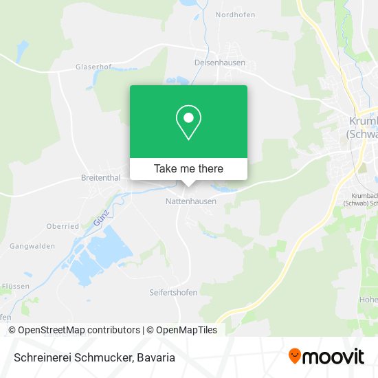Schreinerei Schmucker map