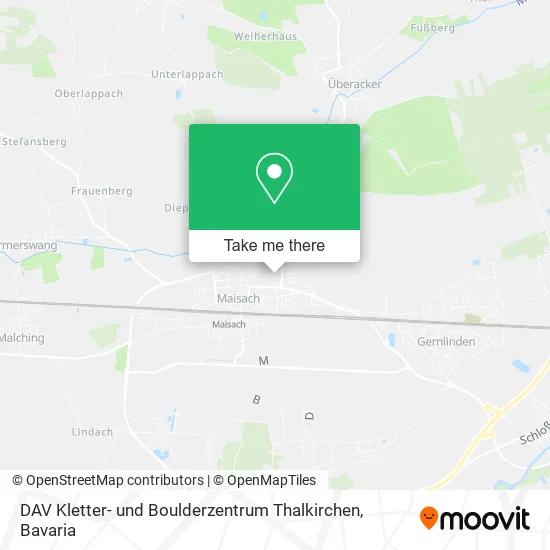 Карта DAV Kletter- und Boulderzentrum Thalkirchen