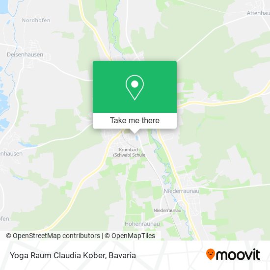 Yoga Raum Claudia Kober map