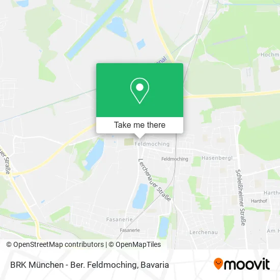 Карта BRK München - Ber. Feldmoching