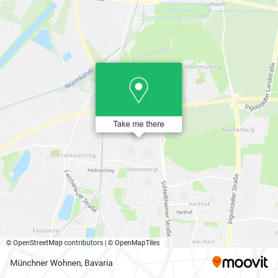 Карта Münchner Wohnen