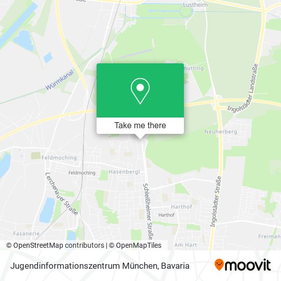Jugendinformationszentrum München map