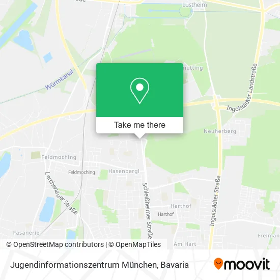Карта Jugendinformationszentrum München