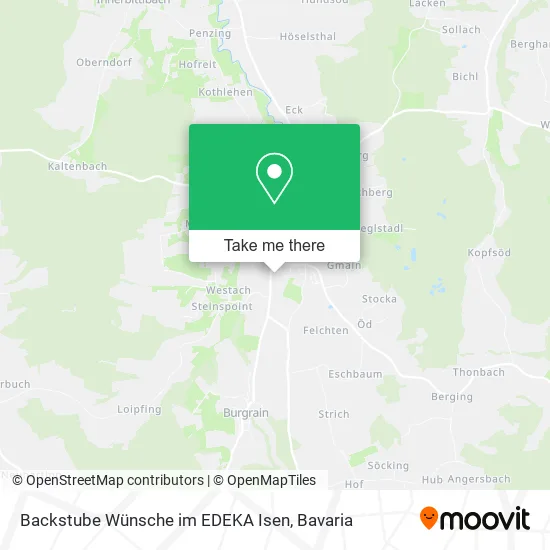 Карта Backstube Wünsche im EDEKA Isen