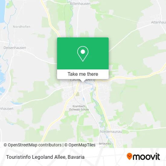 Карта Touristinfo Legoland Allee