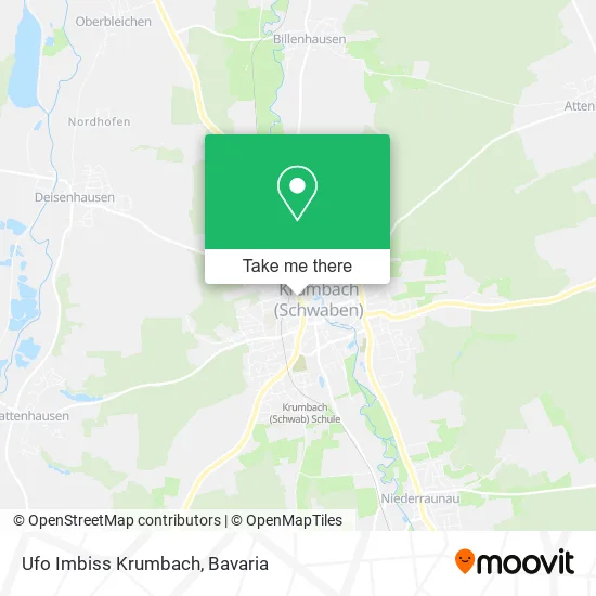 Карта Ufo Imbiss Krumbach