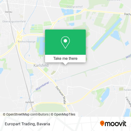 Europart Trading map