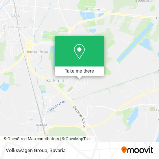 Карта Volkswagen Group