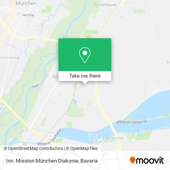 Карта Inn. Mission München Diakonie