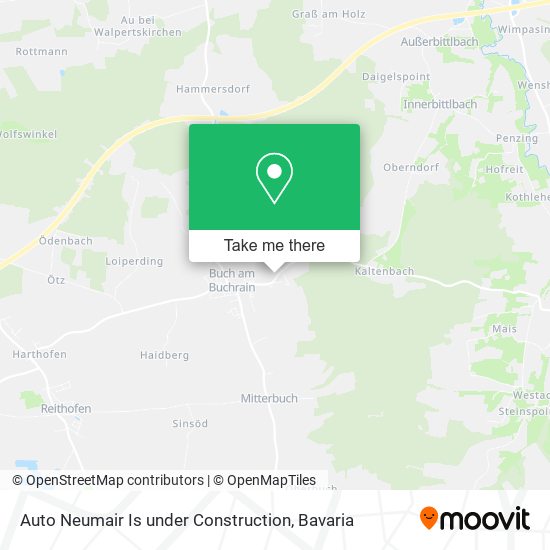 Auto Neumair Is under Construction map