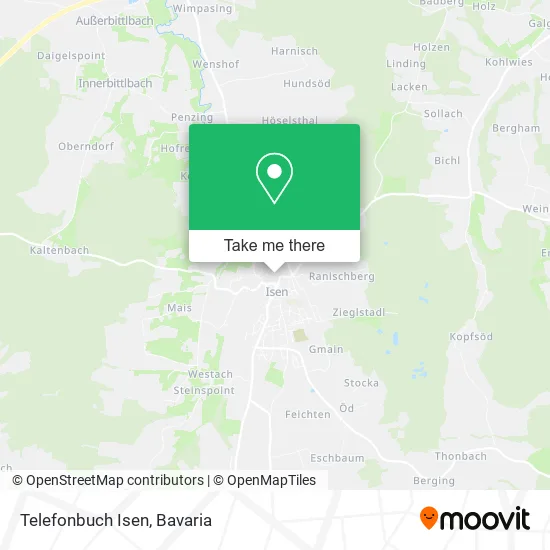 Карта Telefonbuch Isen
