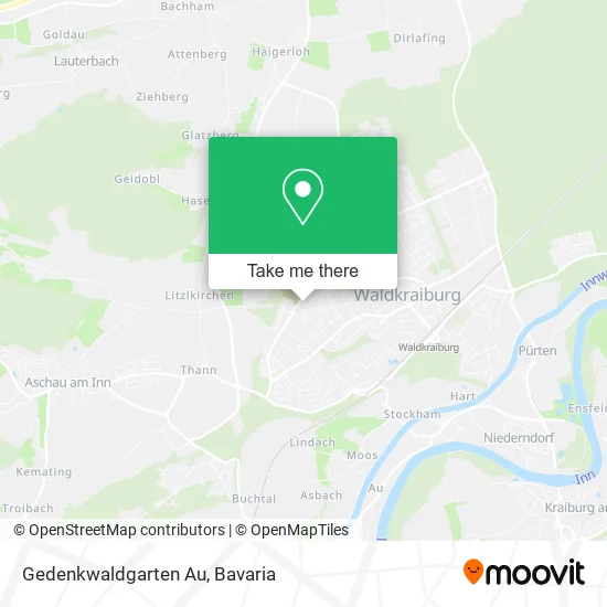 Карта Gedenkwaldgarten Au
