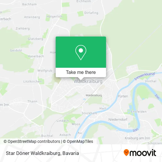 Карта Star Döner Waldkraiburg