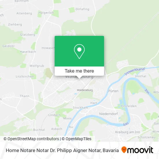 Карта Home Notare Notar Dr. Philipp Aigner Notar