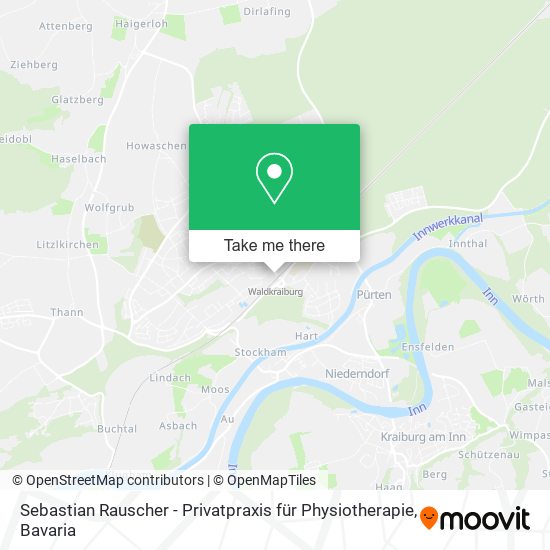 Карта Sebastian Rauscher - Privatpraxis für Physiotherapie