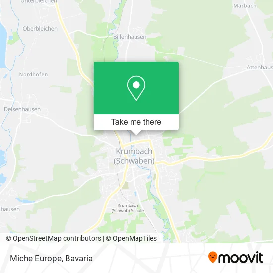 Карта Miche Europe