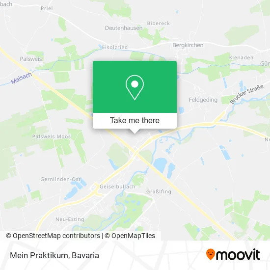 Карта Mein Praktikum