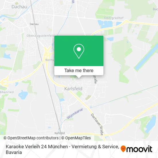 Карта Karaoke Verleih 24 München - Vermietung & Service