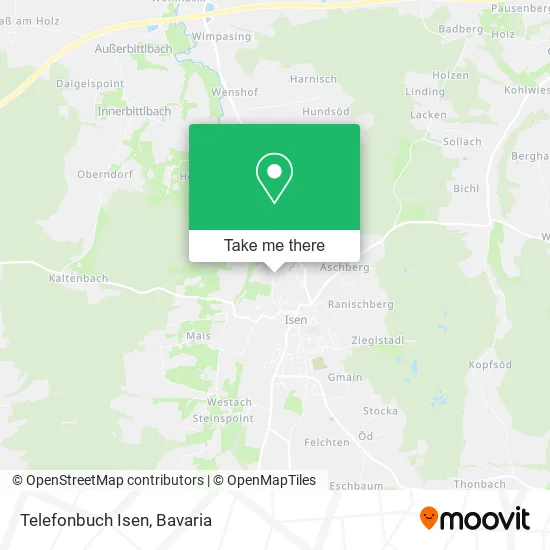 Карта Telefonbuch Isen