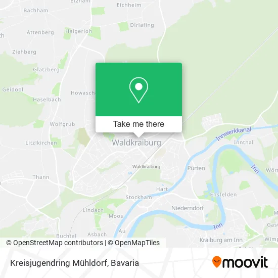 Kreisjugendring Mühldorf map