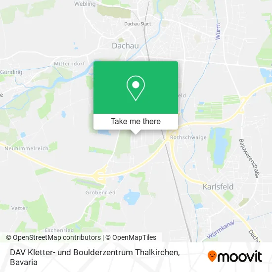 Карта DAV Kletter- und Boulderzentrum Thalkirchen