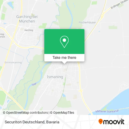 Securiton Deutschland map