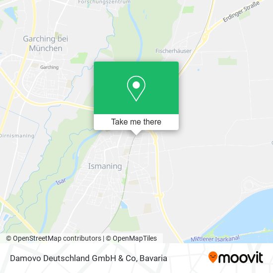 Damovo Deutschland GmbH & Co map
