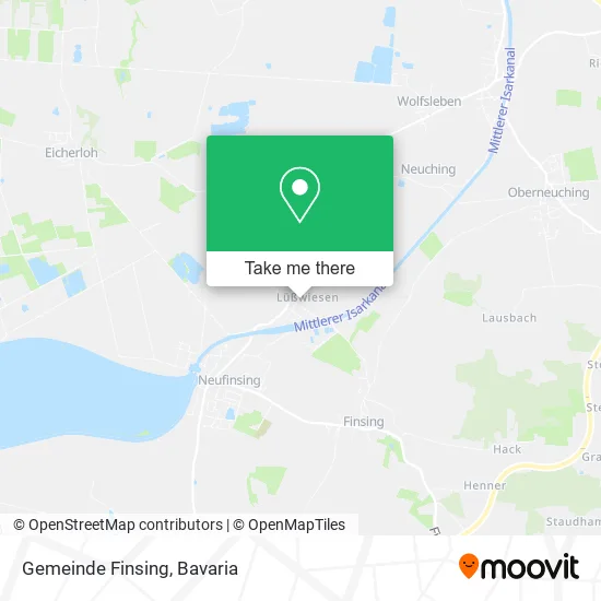 Карта Gemeinde Finsing