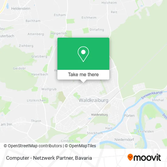 Карта Computer - Netzwerk Partner