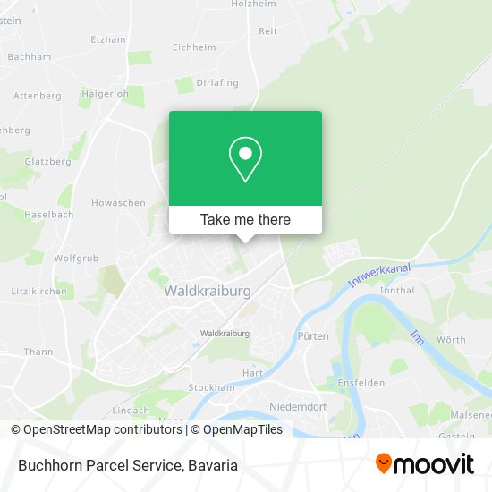 Buchhorn Parcel Service map