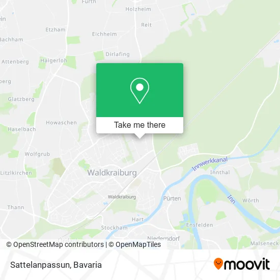 Карта Sattelanpassun