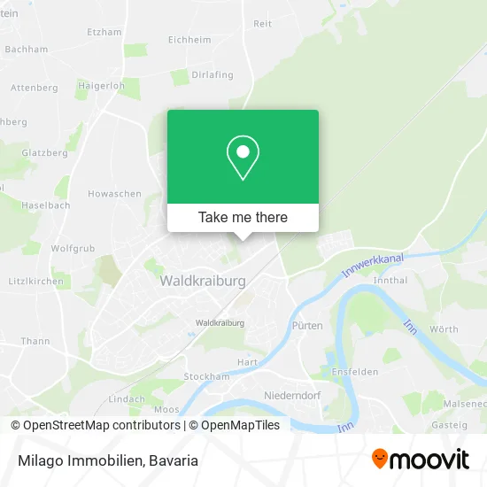 Карта Milago Immobilien