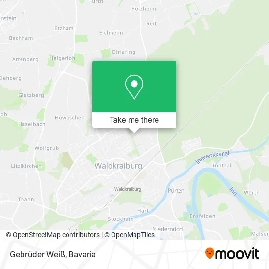 Карта Gebrüder Weiß