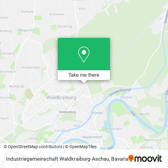 Карта Industriegemeinschaft Waldkraiburg-Aschau