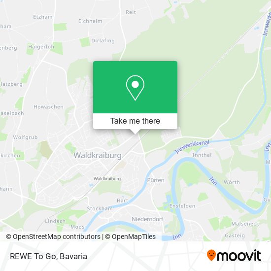 REWE To Go map