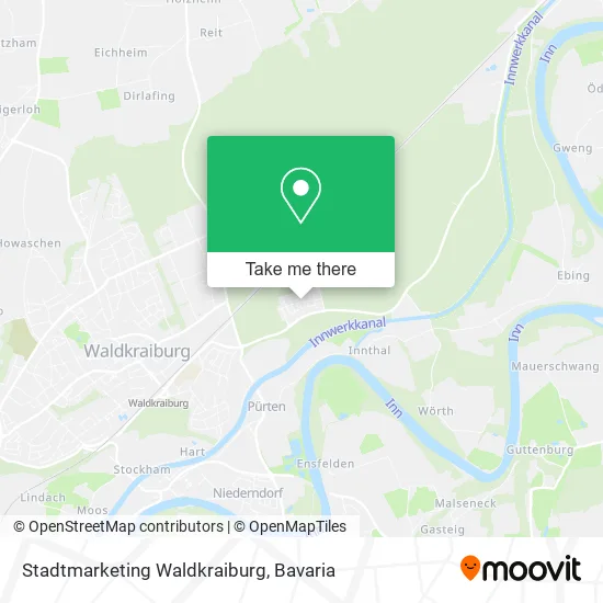 Карта Stadtmarketing Waldkraiburg
