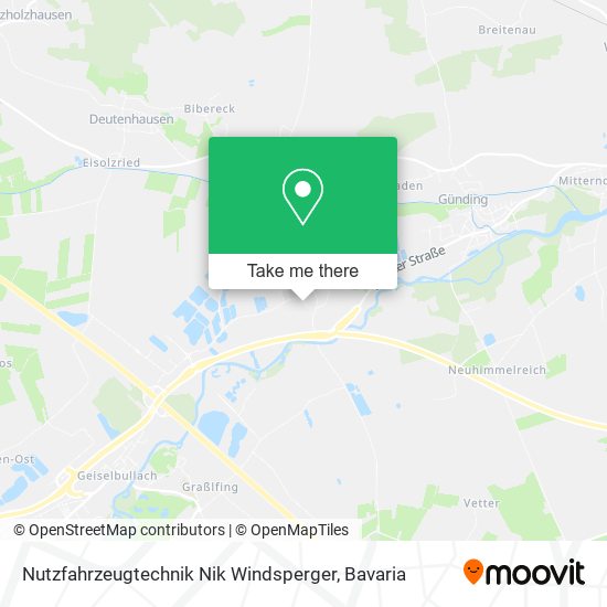 Nutzfahrzeugtechnik Nik Windsperger map
