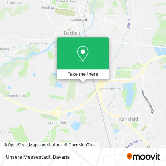 Карта Unsere Messestadt