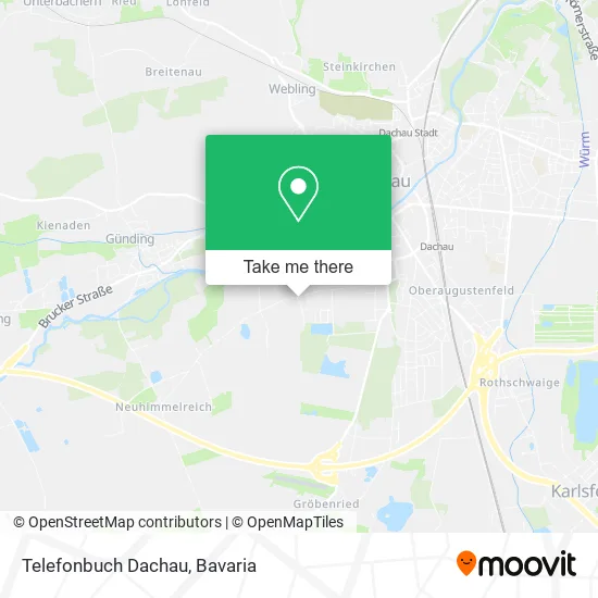 Карта Telefonbuch Dachau