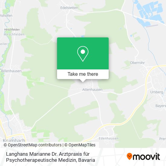 Langhans Marianne Dr. Arztpraxis für Psychotherapeutische Medizin map