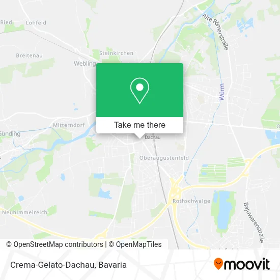 Crema-Gelato-Dachau map
